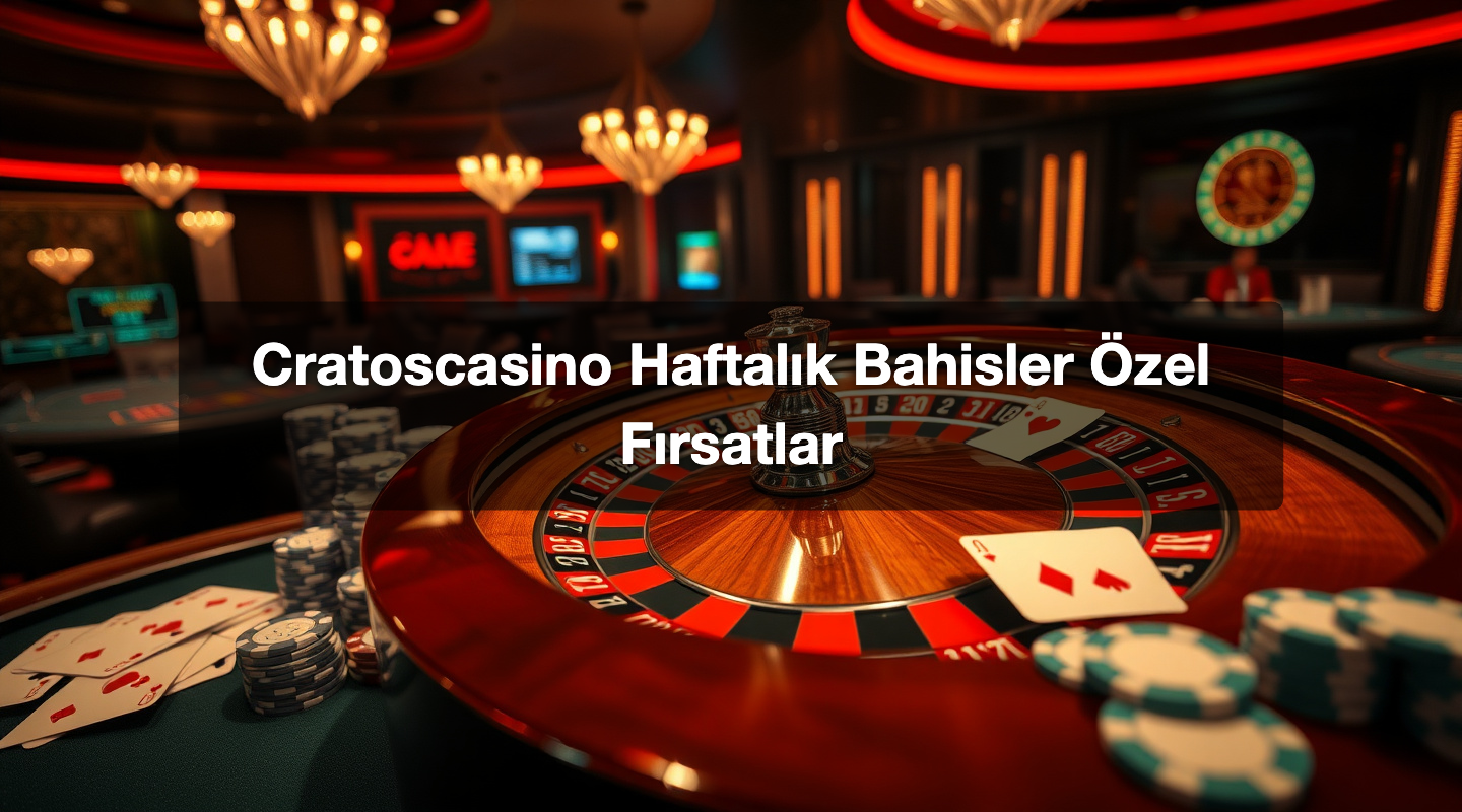 Cratoscasino Haftalık Bahisler Özel Fırsatlar